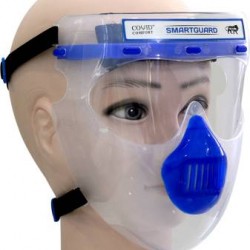 Comfort Smartguard Reusable Face Shield Safety Visor  (Size - Freesize)