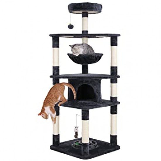 Cat Scratching Tree with Multilayer Stand