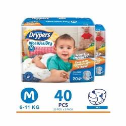 Drypers Wee Wee Dry M 20s Diaper