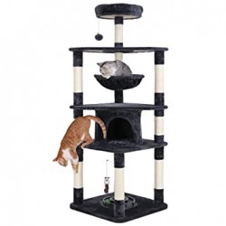 Cat Scratching Tree with Multilayer Stand
